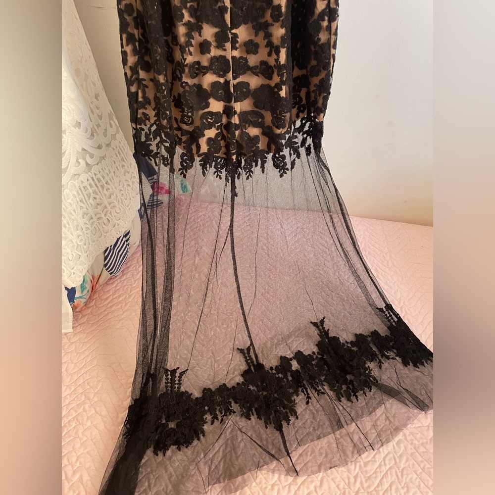 For Love & Lemons Black Lace & Mesh See Through Dress! Gorgeous one. - Picture 7 of 7